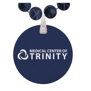 Hockey Puck Shaped Beads with Imprint Direct on Disk