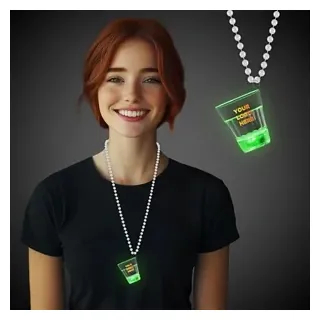 Jade LED 2oz Shot Glass Medallion